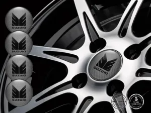 Suzuki Radaufkleber Stil Rennsport-Silikon-Badges